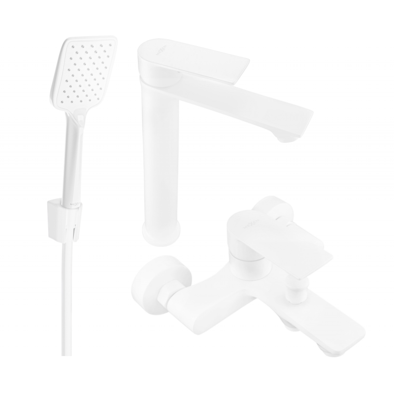 Mexen Royo R62 Badezimmerset, weiß - 72213R62-20