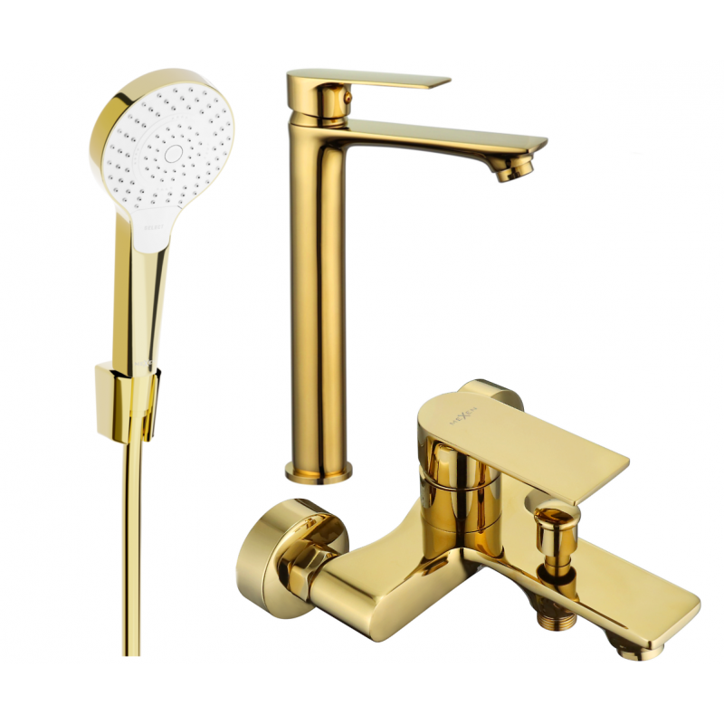 Mexen Royo R05 Wannenset, gold - 72213R05-50
