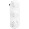 Mexen Kai Thermostatische 3-Wege-Wannen-Duscharmatur, weiß - 77603-20