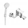 Mexen Royo R40 Badewannenarmatur mit Duschset, Chrom - 7223R40-00