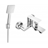 Mexen Royo R45 Badewannenarmatur mit Duschset, Chrom - 7223R45-00