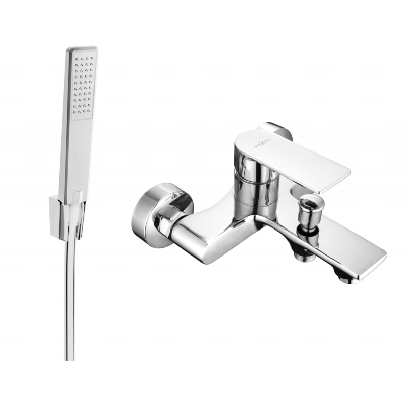 Mexen Royo R72 Badewannenarmatur mit Duschset, Chrom - 7223R72-00