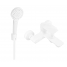 Mexen Royo R05 Badewannenarmatur mit Duschset, weiß - 7223R05-20