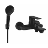 Mexen Royo R05 Badewannenarmatur mit Duschset, schwarz - 7223R05-70