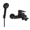 Mexen Royo R40 Badewannenarmatur mit Duschset, schwarz - 7223R40-70