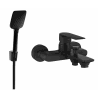 Mexen Royo R62 Badewannenarmatur mit Duschset, schwarz - 7223R62-70