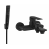 Mexen Royo R72 Badewannenarmatur mit Duschset, schwarz - 7223R72-70