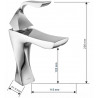 Mexen Estrella DQ02 Badewannenset, Chrom - 72303DQ02-00