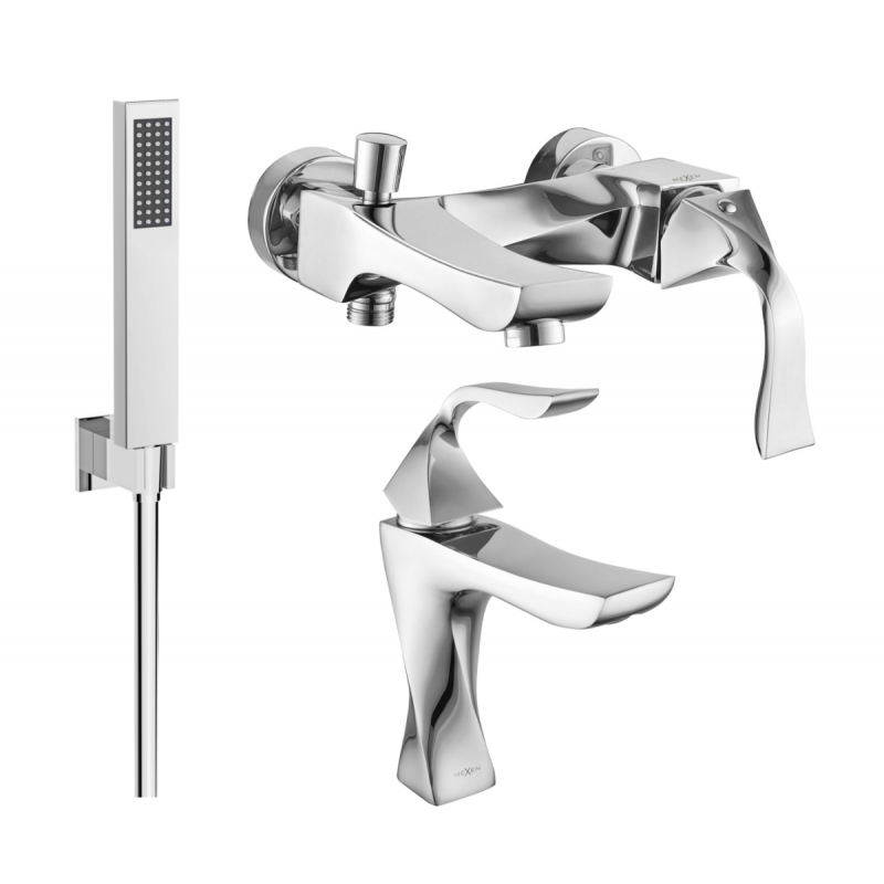 Mexen Estrella R02 Badewannen-Set, Chrom - 72303R02-00