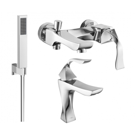 Mexen Estrella R02 Badewannen-Set, Chrom - 72303R02-00