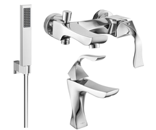 Mexen Estrella R02 Badewannen-Set, Chrom - 72303R02-00