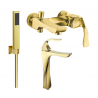 Mexen Estrella R02 Wannen-Set, gold - 72313R02-50