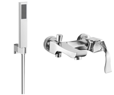 Mexen Estrella R02 Badewannenarmatur mit Duschset, Chrom - 7233R02-00