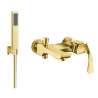 Mexen Estrella R02 Badewannenarmatur mit Duschset, gold - 7233R02-50