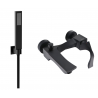 Mexen Estrella R02 Badewannenarmatur mit Duschset, schwarz - 7233R02-70