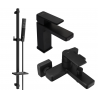 Mexen Mino DQ72 Wannenset, schwarz - 72403DQ72-70