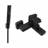 Mexen Mino R72 Wannenbatterie mit Duschset, schwarz - 7243R72-70