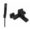 Mexen Mino R77 Badewannenarmatur mit Duschset, schwarz - 7243R77-70