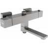 Mexen Cube thermostatische Badewannen- und Duscharmatur, Graphit - 77910-66