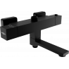 Mexen Cube thermostatische Wannen- und Duscharmatur, schwarz - 77910-70