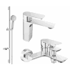 Mexen Alexa DS40 Badewannen-Set, Chrom - 71203DS40-00