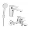 Mexen Alexa R40 Badewannen-Set, Chrom - 71203R40-00