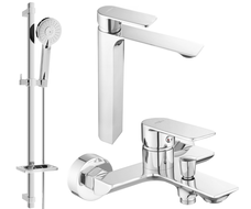 Mexen Alexa DQ40 Wannenset, Chrom - 71213DQ40-00