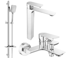 Mexen Alexa DQ62 Badegarnitur, Chrom - 71213DQ62-00