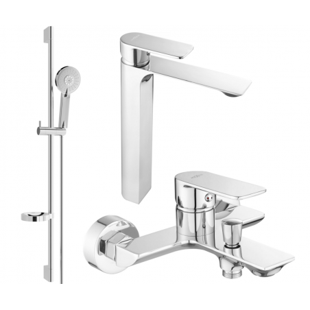 Mexen Alexa DS40 Wannenarmatur Set, Chrom - 71213DS40-00