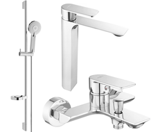 Mexen Alexa DS40 Wannenarmatur Set, Chrom - 71213DS40-00