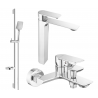 Mexen Alexa DQ62 Badezimmerset, Chrom - 71213DS62-00