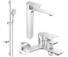 Mexen Alexa DQ62 Badezimmerset, Chrom - 71213DS62-00