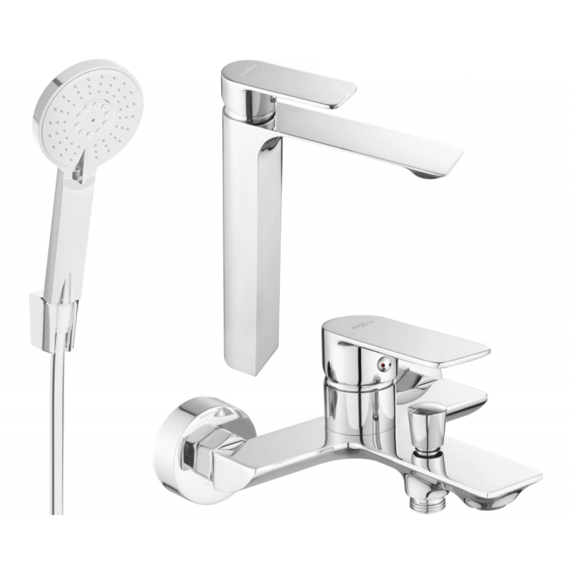 Mexen Alexa R40 Badezimmerset, Chrom - 71213R40-00