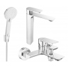 Mexen Alexa R40 Badezimmerset, Chrom - 71213R40-00