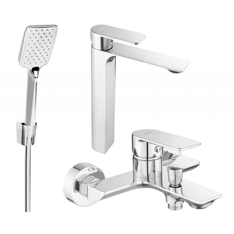 Mexen Alexa R62 Badewannen-Set, Chrom - 71213R62-00