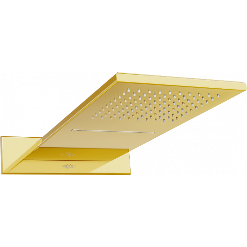 Mexen Waterfall Regendusche Slim 50 x 22 cm, Gold - 79190-50