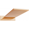 Mexen Waterfall Slim-Regendusche 50 x 22 cm, Roségold - 79190-60