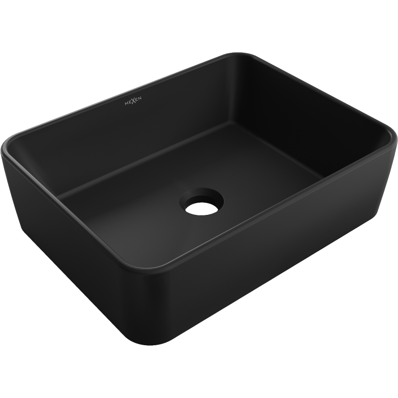 Mexen Catia Aufsatzwaschbecken 48 x 37 cm, mattschwarz - 21314885