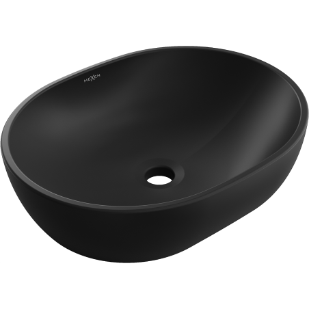 Mexen Viki Aufsatzwaschbecken 48 x 35 cm, schwarz matt - 21054885