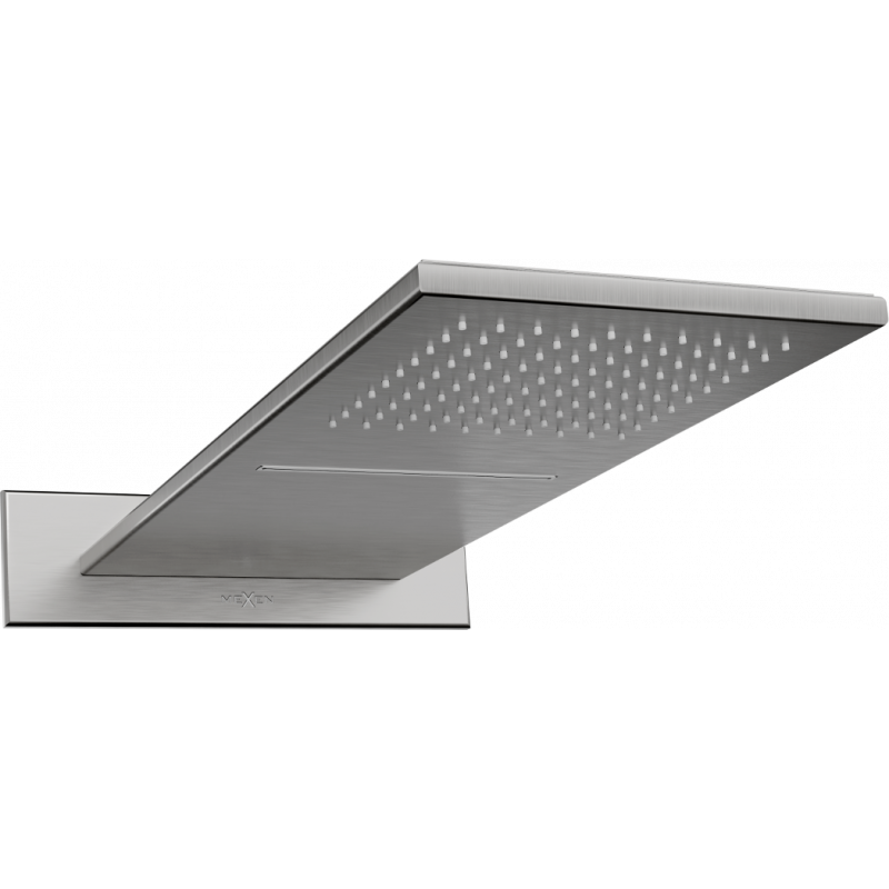 Mexen Waterfall Regenbrause schlank 50 x 22 cm, Graphit - 79190-66