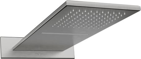 Mexen Waterfall Regenbrause schlank 50 x 22 cm, Graphit - 79190-66