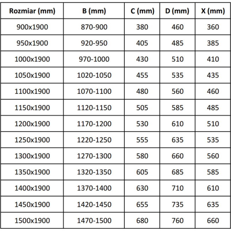 Mexen Apia Schiebetür Duschwand 90 cm, Streifen, Chrom - 845-090-000-01-20