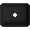 Mexen Catia Aufsatzwaschbecken 48 x 37 cm, schwarz matt/silber - 21314874