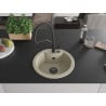 Mexen Diego Granitspüle 1-Becken mit Küchenarmatur Duo, beige - 6512-69-671701-70-B