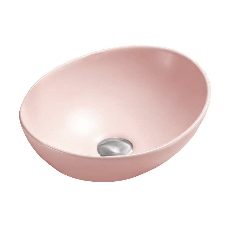 Mexen Elza Aufsatzwaschbecken 40 x 33 cm, rosa matt - 21014044