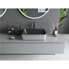 Mexen Catia Aufsatzwaschbecken 48 x 37 cm, schwarz matt/silber - 21314874