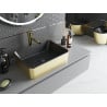Mexen Catia Aufsatzwaschbecken 48 x 37 cm, schwarz matt/gold - 21314876