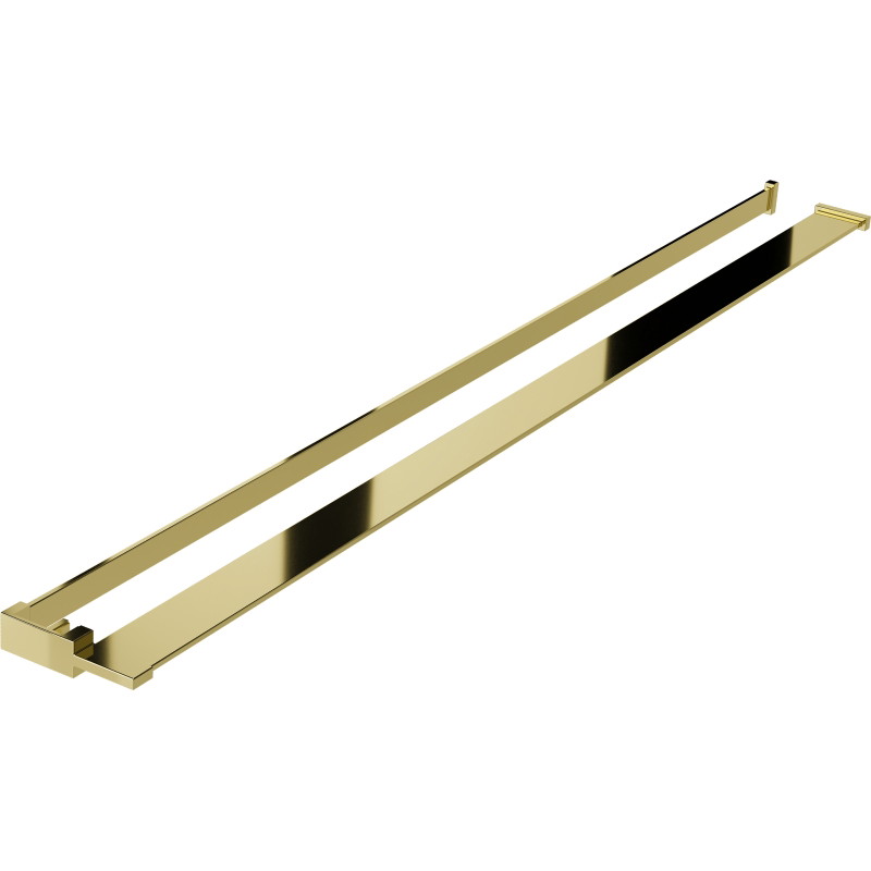 Mexen Duschwandregal mit Handtuchreling, gold - 800-02-50