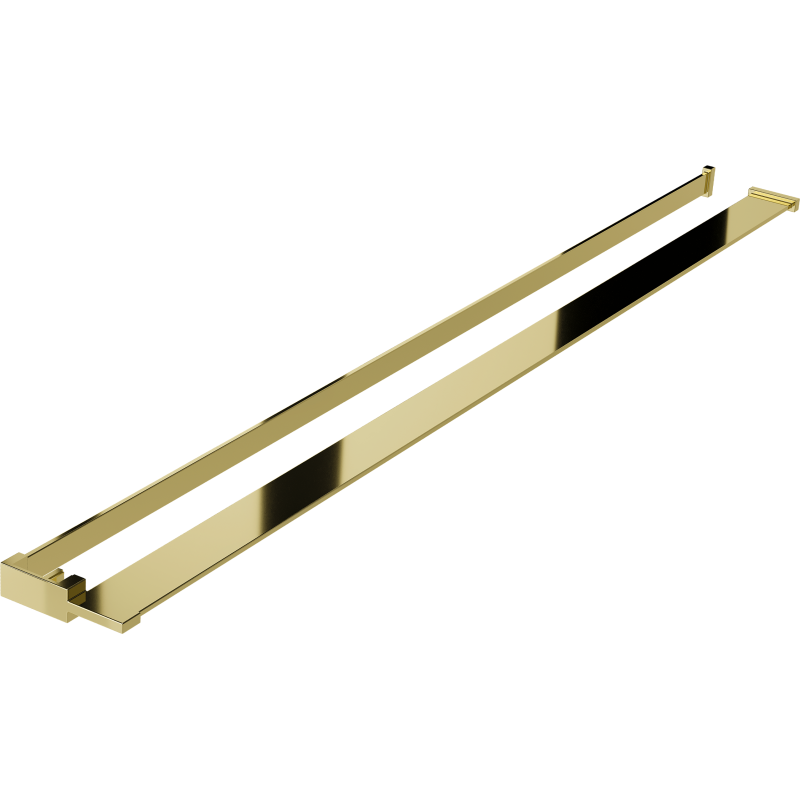 Mexen Regal für Duschwand mit Handtuchhalter, Gold - 800-02-50