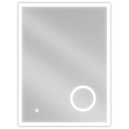Mexen Kala beleuchteter Badezimmerspiegel mit Kosmetikspiegel 60 x 80 cm, LED 6000K, Antibeschlag - 9820-060-080-611-00